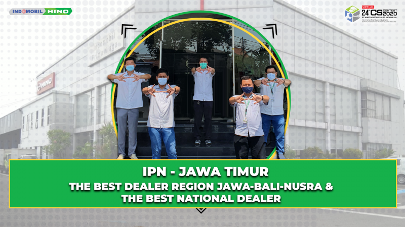 Indomobil Hino Jawa Timur Meraih Gelar National Dealer 2x Berturut-turut Pada Ajang CS Contest 2020
